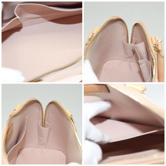 LOUIS VUITTON Vernis Alma PM Hand Bag 2way Rose flow lantern M90170 Auth ep9845 - Picture 16 of 16